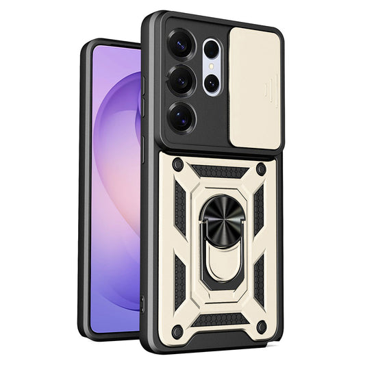 Θήκη για Samsung Galaxy S26 Ultra, Techsuit, CamShield, Χρυσή