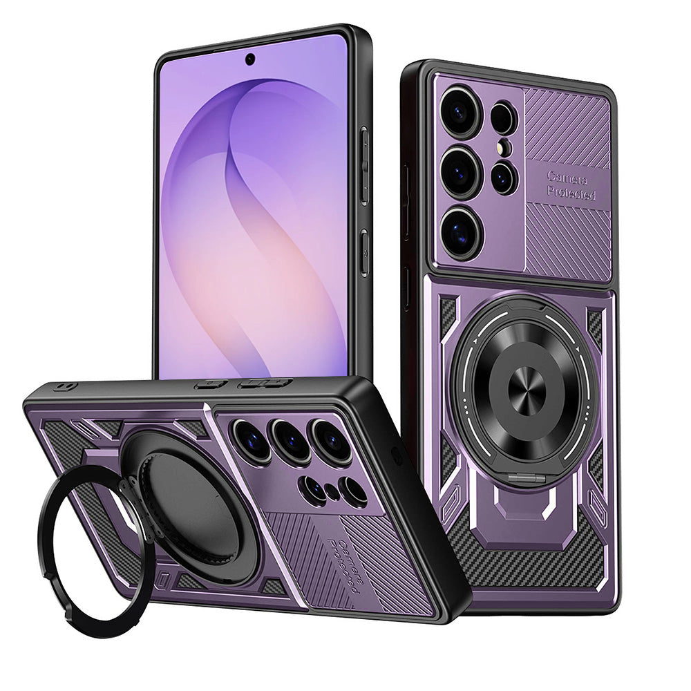 Case for Samsung Galaxy S26 Ultra, Techsuit, RuggedCam, Purple