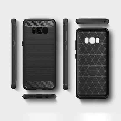 Θήκη για Samsung Galaxy S8+ G955, Techsuit, Carbon, Μαύρο