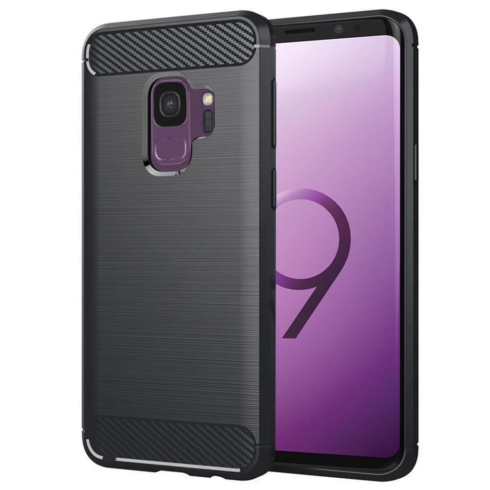 Θήκη για Samsung Galaxy S9 G960, Techsuit, Carbon, Μαύρο