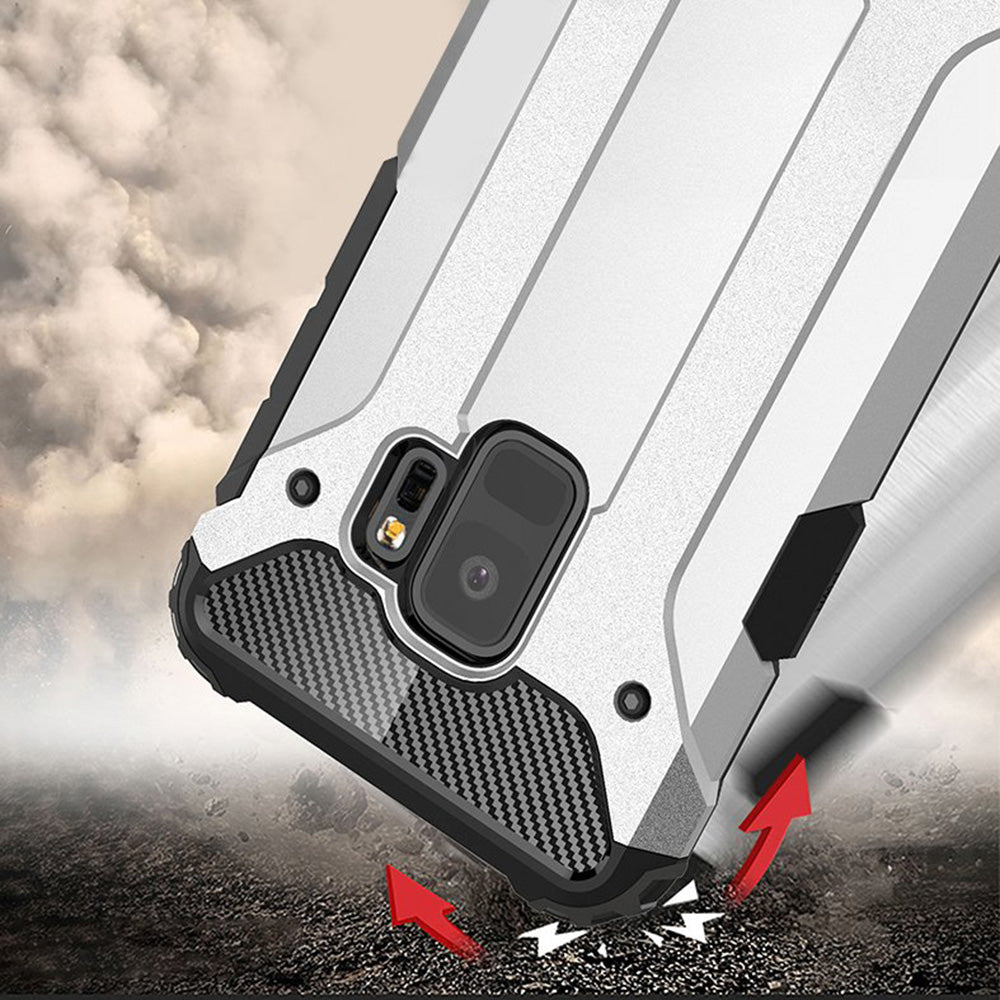 Θήκη για Samsung Galaxy S9 G960, Techsuit, Hybrid Armor, Μαύρη