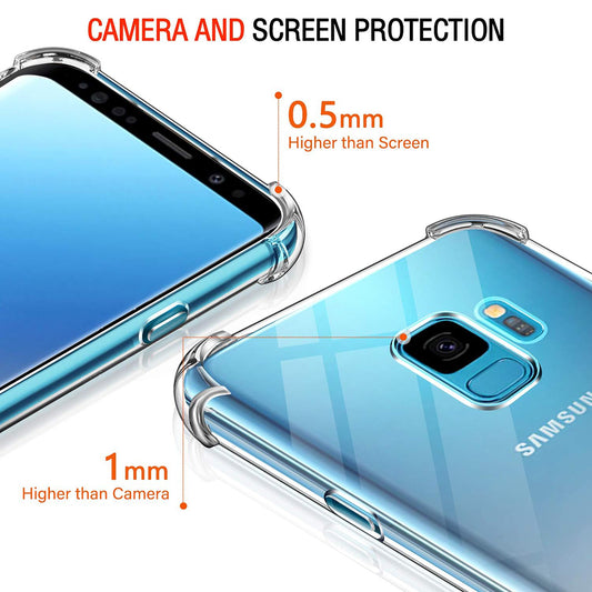 Θήκη για Samsung Galaxy S9 G960, Techsuit, Ανθεκτική σε Κρούσεις Διαφανής, Διάφανη