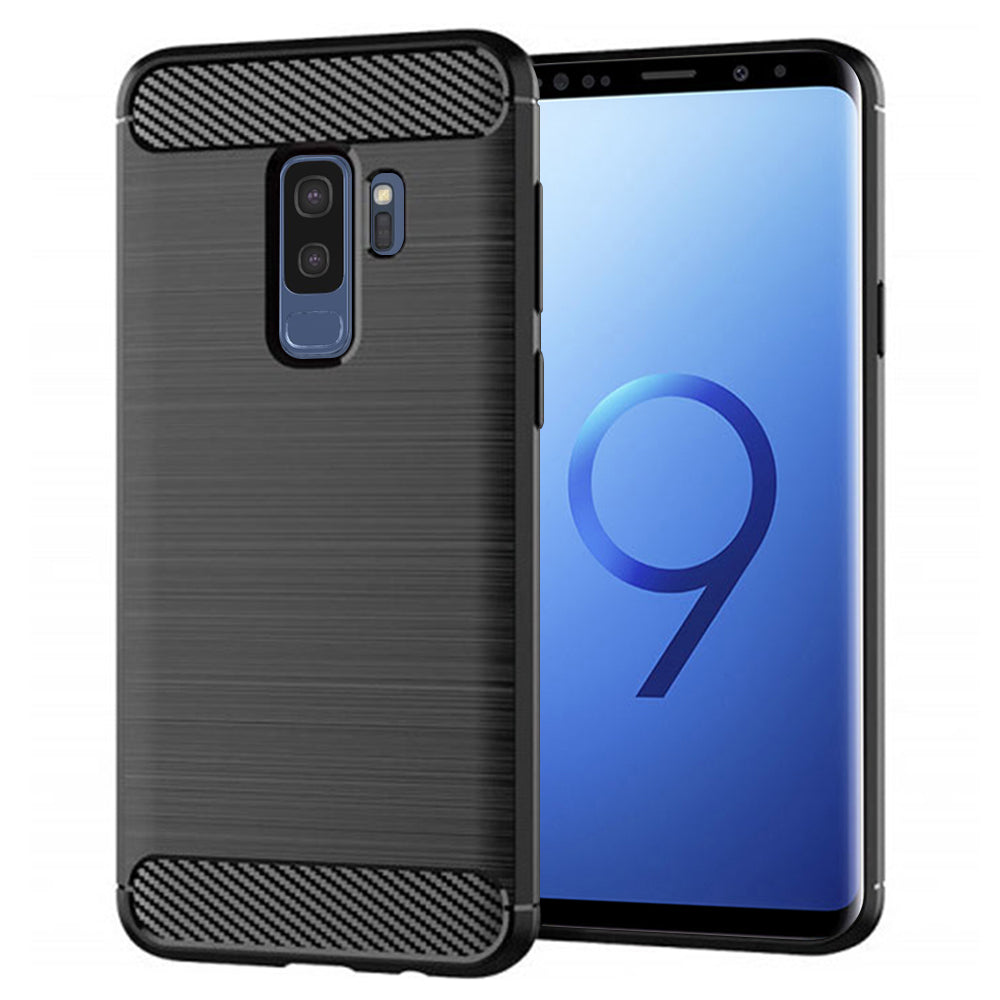 Θήκη για Samsung Galaxy S9+ G965, Techsuit, Carbon, Μαύρο