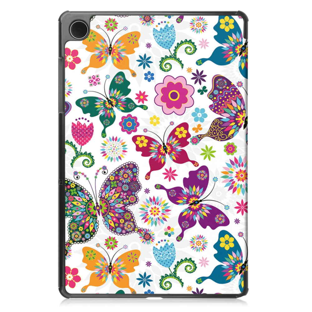 Θήκη για Samsung Galaxy Tab A11+ / Tab A9+, Techsuit, FoldPro Butterfly, Πολύχρωμη