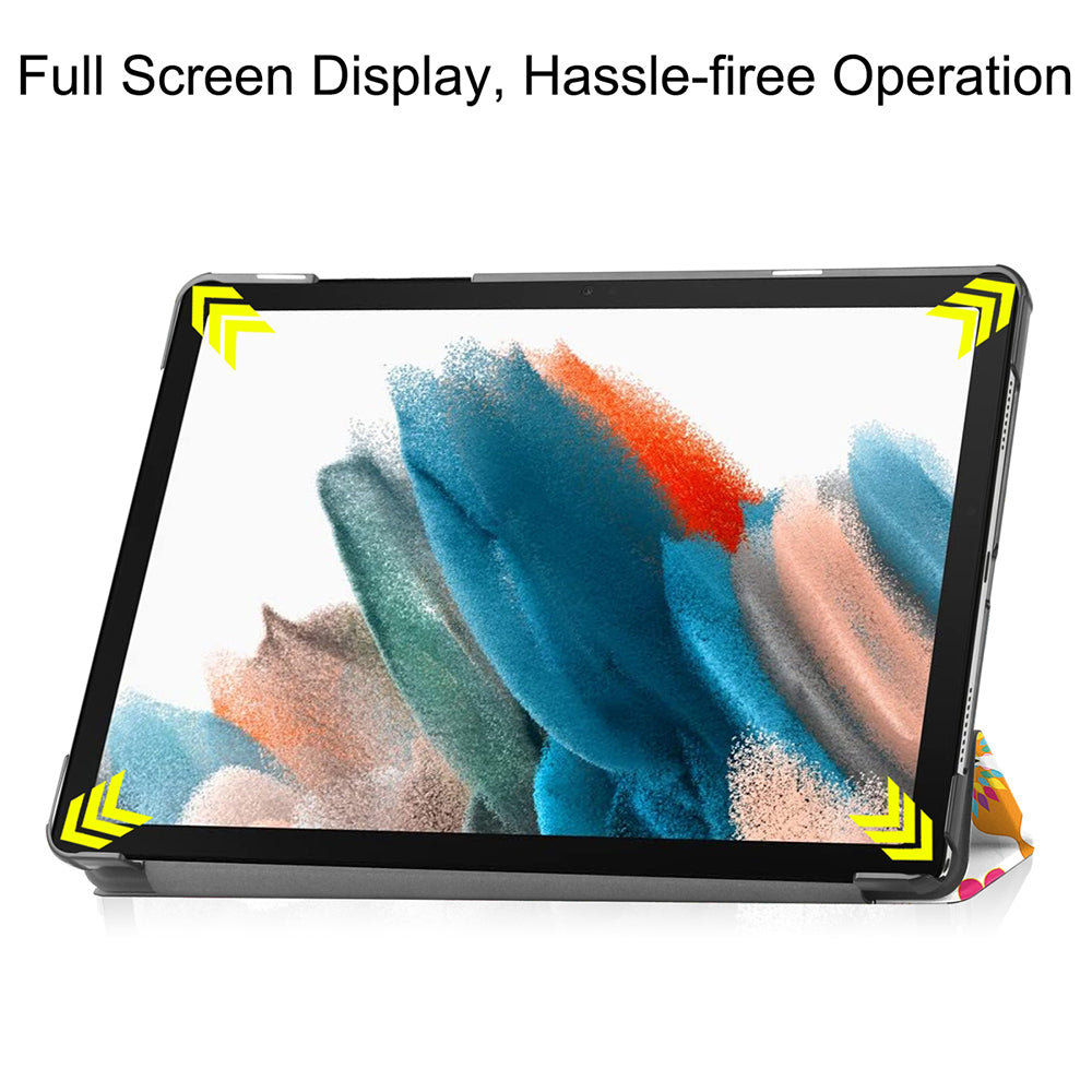 Θήκη για Samsung Galaxy Tab A11+ / Tab A9+, Techsuit, FoldPro Butterfly, Πολύχρωμη