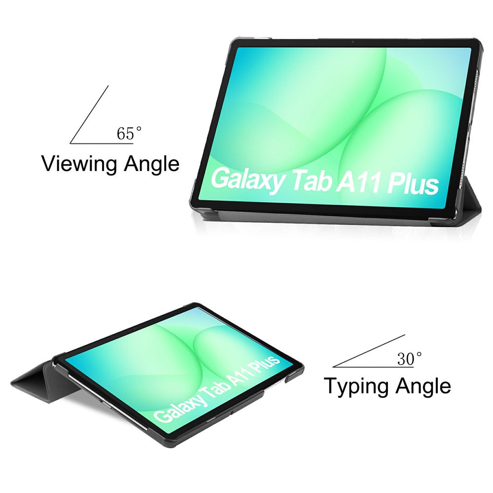 Case for Samsung Galaxy Tab A11+ / Tab A9+, Techsuit, FoldPro, Black