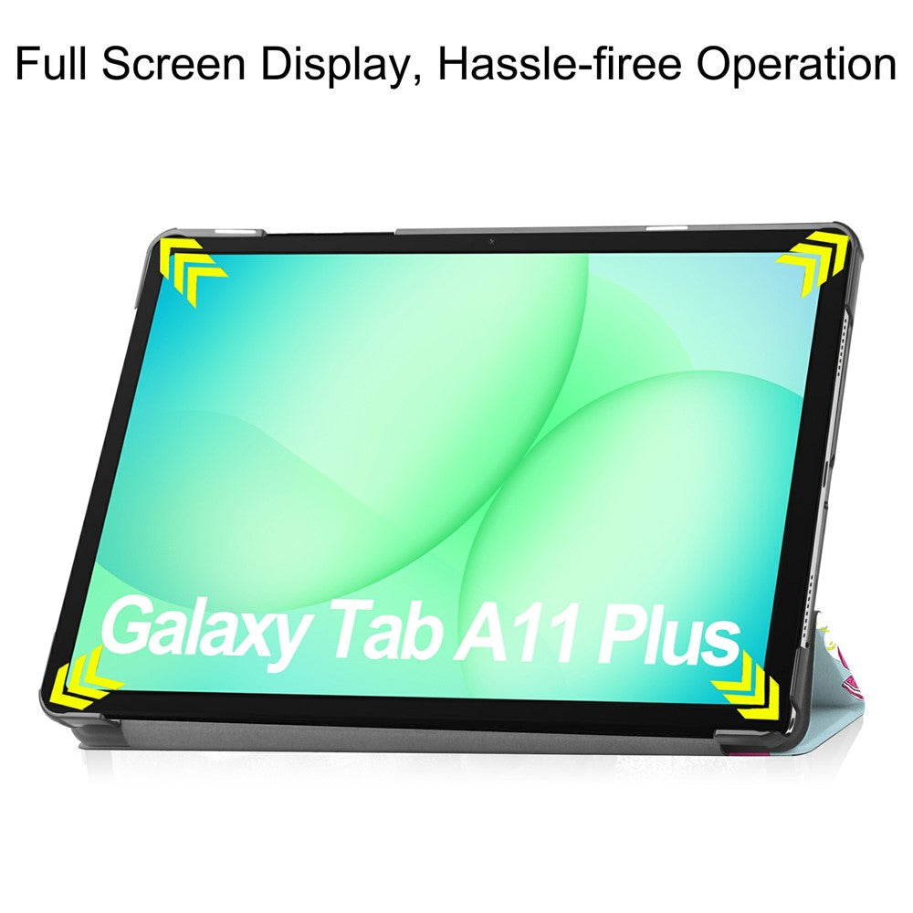 Θήκη για Samsung Galaxy Tab A11+ / Tab A9+, Techsuit, FoldPro Unicorn, Πολύχρωμο