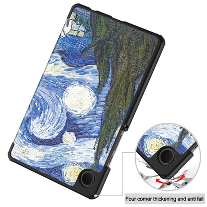 Θήκη για Samsung Galaxy Tab A11 / Tab A9, Techsuit, FoldPro Starry Night Νέο Μοντέλο, Πολύχρωμο