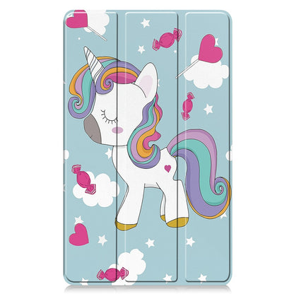 Θήκη για Samsung Galaxy Tab A11 / Tab A9, Techsuit, FoldPro Unicorn Νέο Μοντέλο, Πολύχρωμο