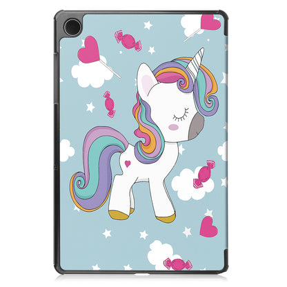Θήκη για Samsung Galaxy Tab A9+, Techsuit, FoldPro Unicorn, Πολύχρωμο