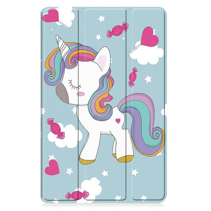 Θήκη για Samsung Galaxy Tab A9+, Techsuit, FoldPro Unicorn, Πολύχρωμο