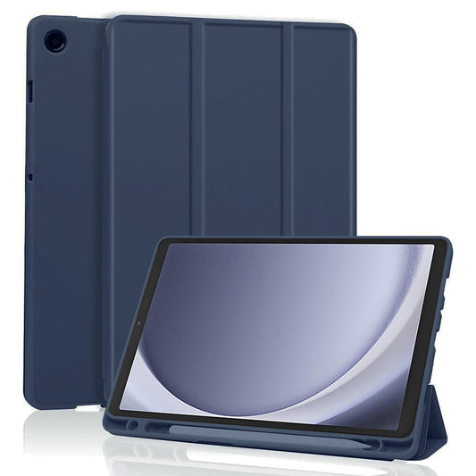 Θήκη για Samsung Galaxy Tab A11 / Tab A9, Techsuit, Flex Trifold, Μπλε σκούρο
