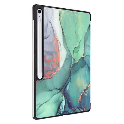 Θήκη για Samsung Galaxy Tab S10 FE+, Techsuit, FoldPro Green Time, Πολύχρωμο
