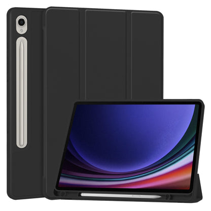 Case for Samsung Galaxy Tab S10 FE / Tab S9 FE / Tab S9, Techsuit, Flex Trifold, Black