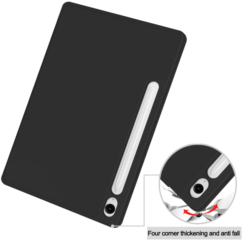 Case for Samsung Galaxy Tab S10 FE / Tab S9 FE / Tab S9, Techsuit, Flex Trifold, Black