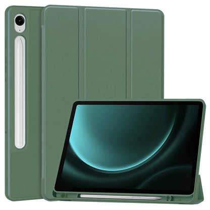 Θήκη για Samsung Galaxy Tab S10 FE / Tab S9 FE, Techsuit, Flex Trifold, Πράσινο