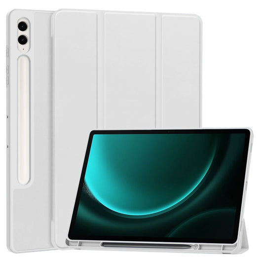 Θήκη για Samsung Galaxy Tab S10+ / Tab S9 FE+ / Tab S9+, Techsuit, Flex Trifold, Γκρι