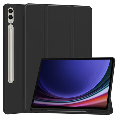 Case for Samsung Galaxy Tab S10+ / Tab S9 FE+ / Tab S9+, Techsuit, Flex Trifold, Black