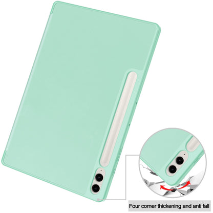 Case for Samsung Galaxy Tab S10+ / Tab S9 FE+ / Tab S9+, Techsuit, Flex Trifold, Black