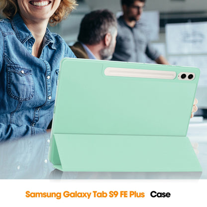 Θήκη για Samsung Galaxy Tab S10+ / Tab S9+, Techsuit, Flex Trifold, Ροζ