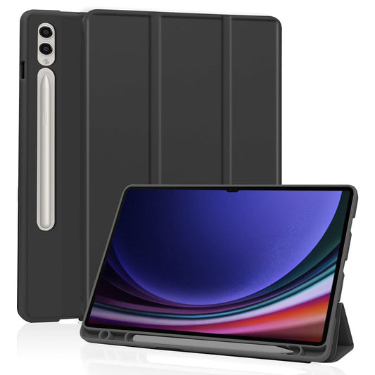 Θήκη για Samsung Galaxy Tab S10 Ultra / Tab S9 Ultra, Techsuit, Flex Trifold, Μαύρη