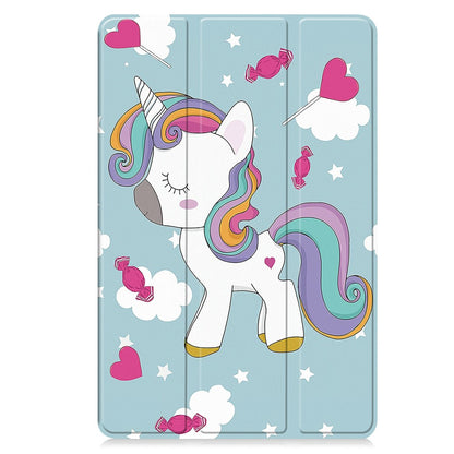 Θήκη για Samsung Galaxy Tab S11, Techsuit, FoldPro Unicorn, Πολύχρωμο