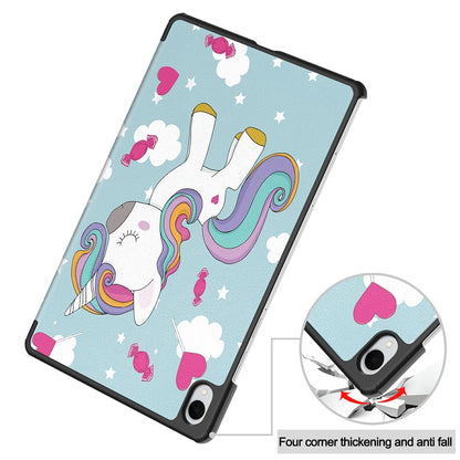 Θήκη για Samsung Galaxy Tab S11, Techsuit, FoldPro Unicorn, Πολύχρωμο