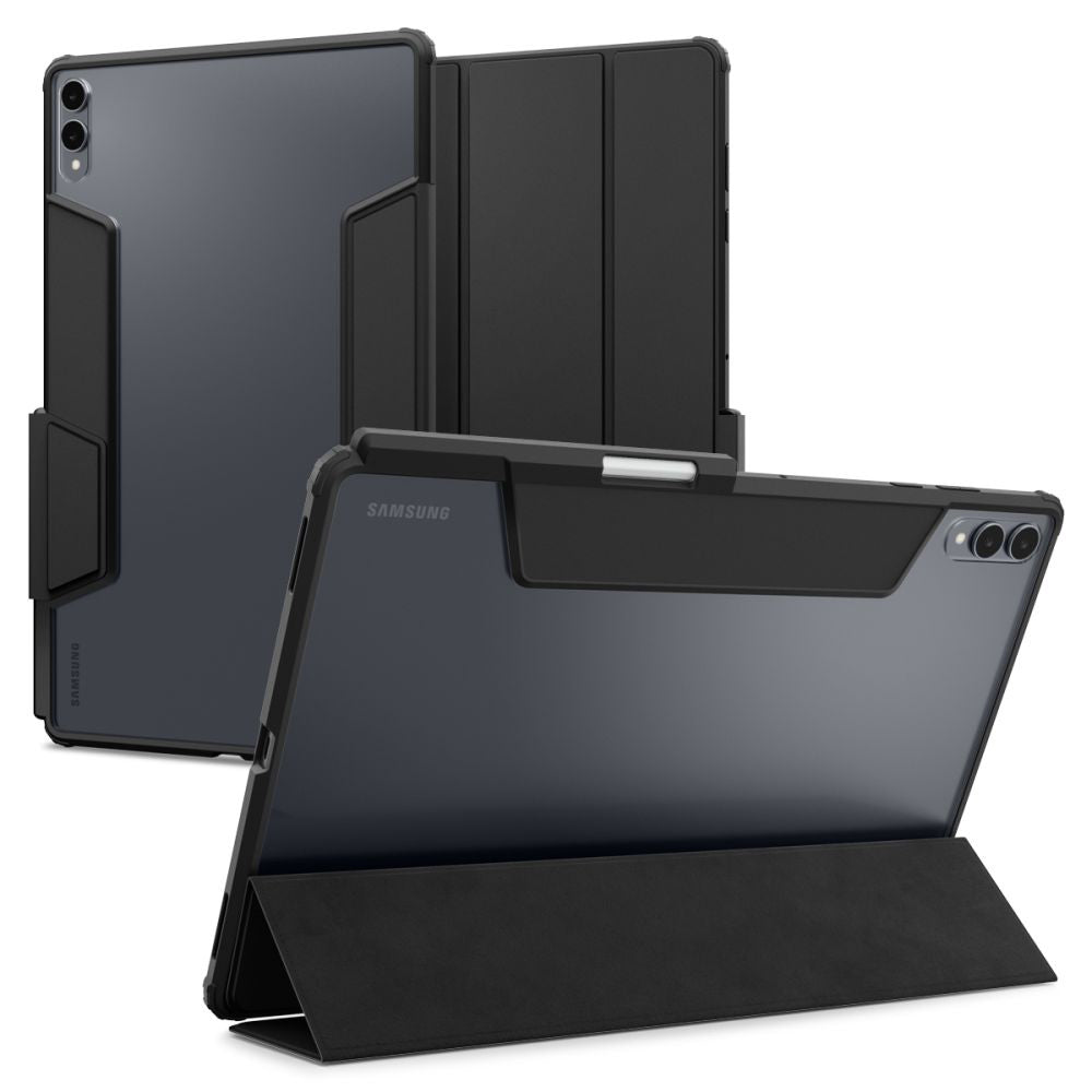 Θήκη για Samsung Galaxy Tab S11 Ultra, Spigen, Ultra Hybrid Pro, Μαύρη