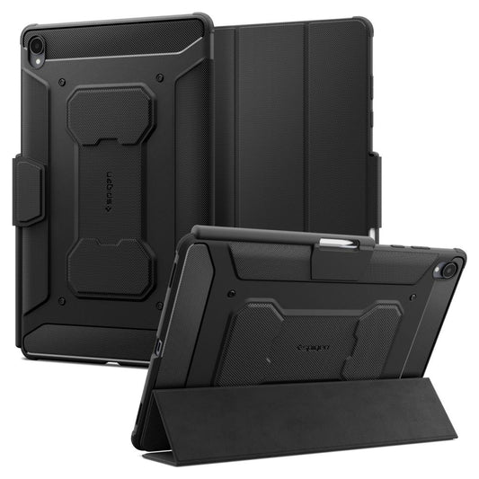 Θήκη για Samsung Galaxy Tab S12 Plus, Spigen, Rugged Armor Pro, Μαύρη ACS11822