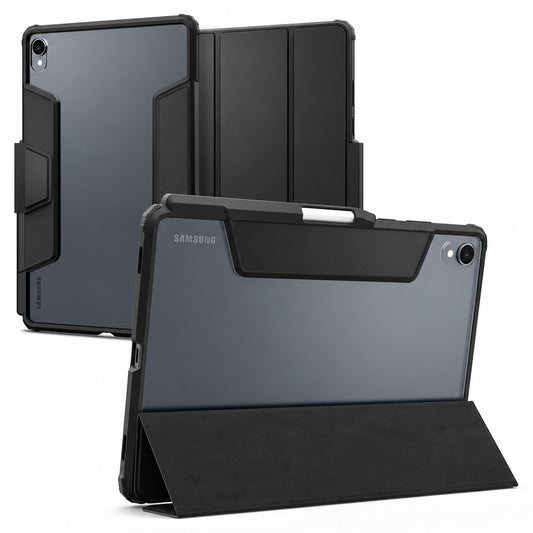 Θήκη για Samsung Galaxy Tab S12 Plus, Spigen, Ultra Hybrid Pro, Μαύρη ACS11825