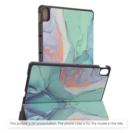 Θήκη για Samsung Galaxy Tab S12 Plus, Techsuit, FoldPro Green Time, Πολύχρωμο