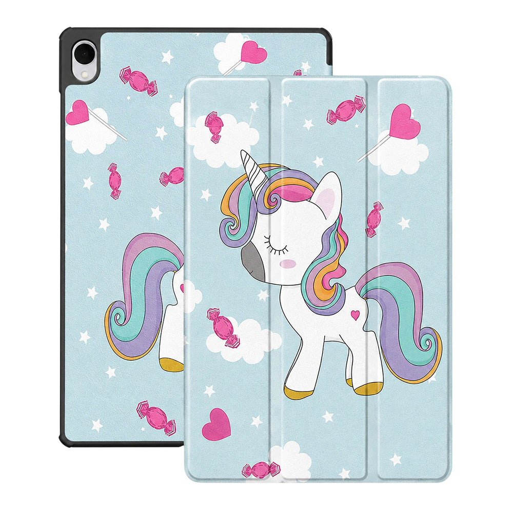 Θήκη για Samsung Galaxy Tab S12 Plus, Techsuit, FoldPro Unicorn, Πολύχρωμο