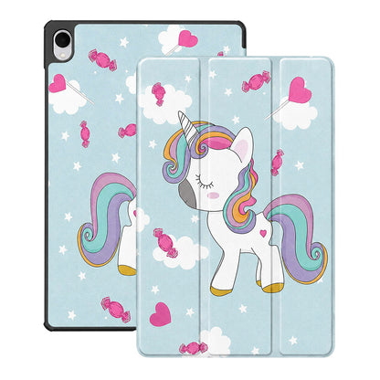 Θήκη για Samsung Galaxy Tab S12 Plus, Techsuit, FoldPro Unicorn, Πολύχρωμο