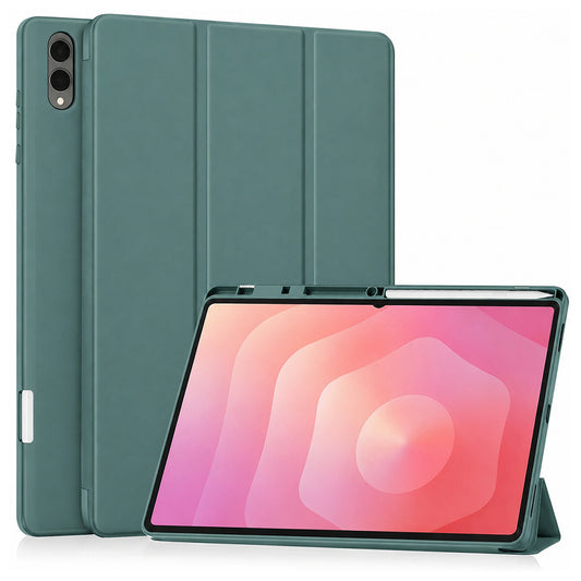 Θήκη για Samsung Galaxy Tab S12 Ultra / Tab S11 Ultra, Techsuit, Flex Trifold, Πράσινο