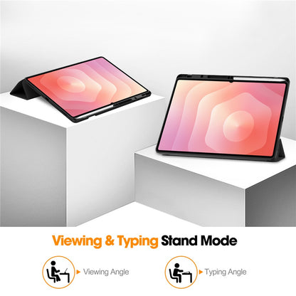 Θήκη για Samsung Galaxy Tab S12 Ultra / Tab S11 Ultra, Techsuit, Flex Trifold, Πράσινο Matcha