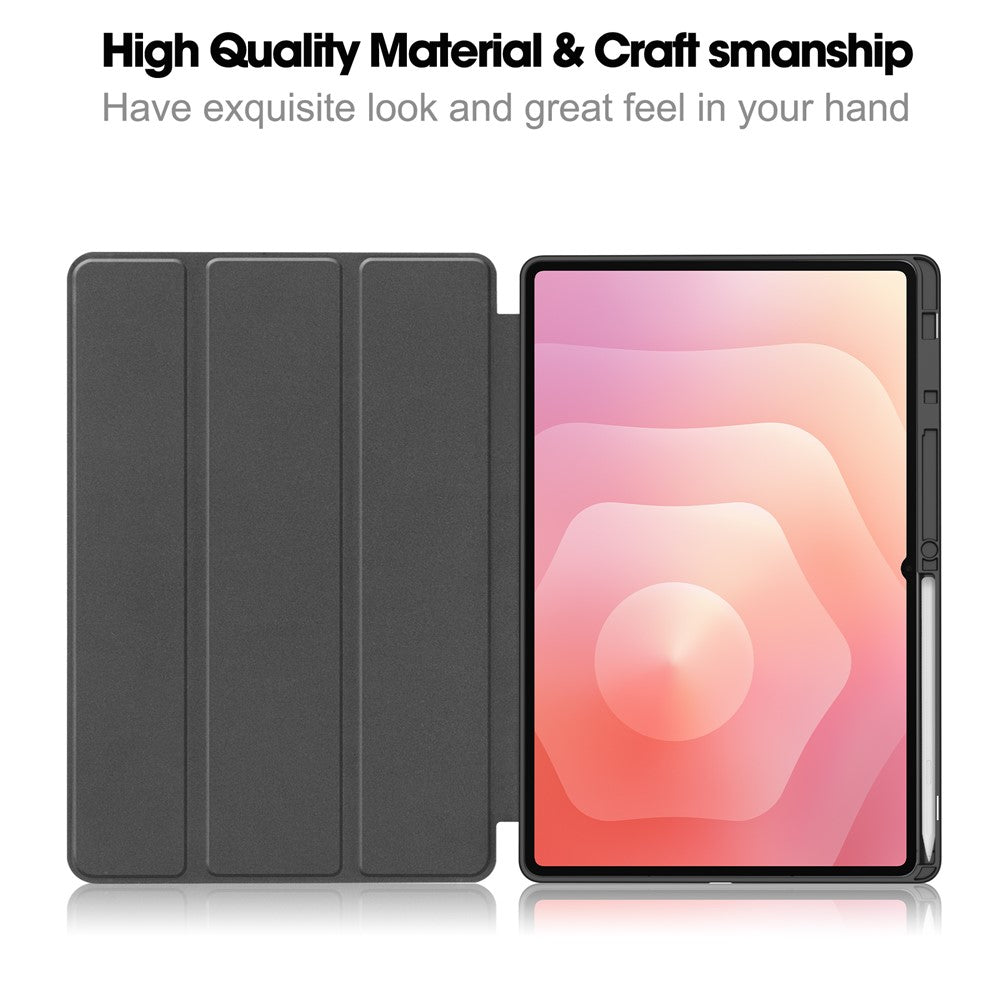 Θήκη για Samsung Galaxy Tab S12 Ultra / Tab S11 Ultra, Techsuit, Flex Trifold, Πράσινο Matcha