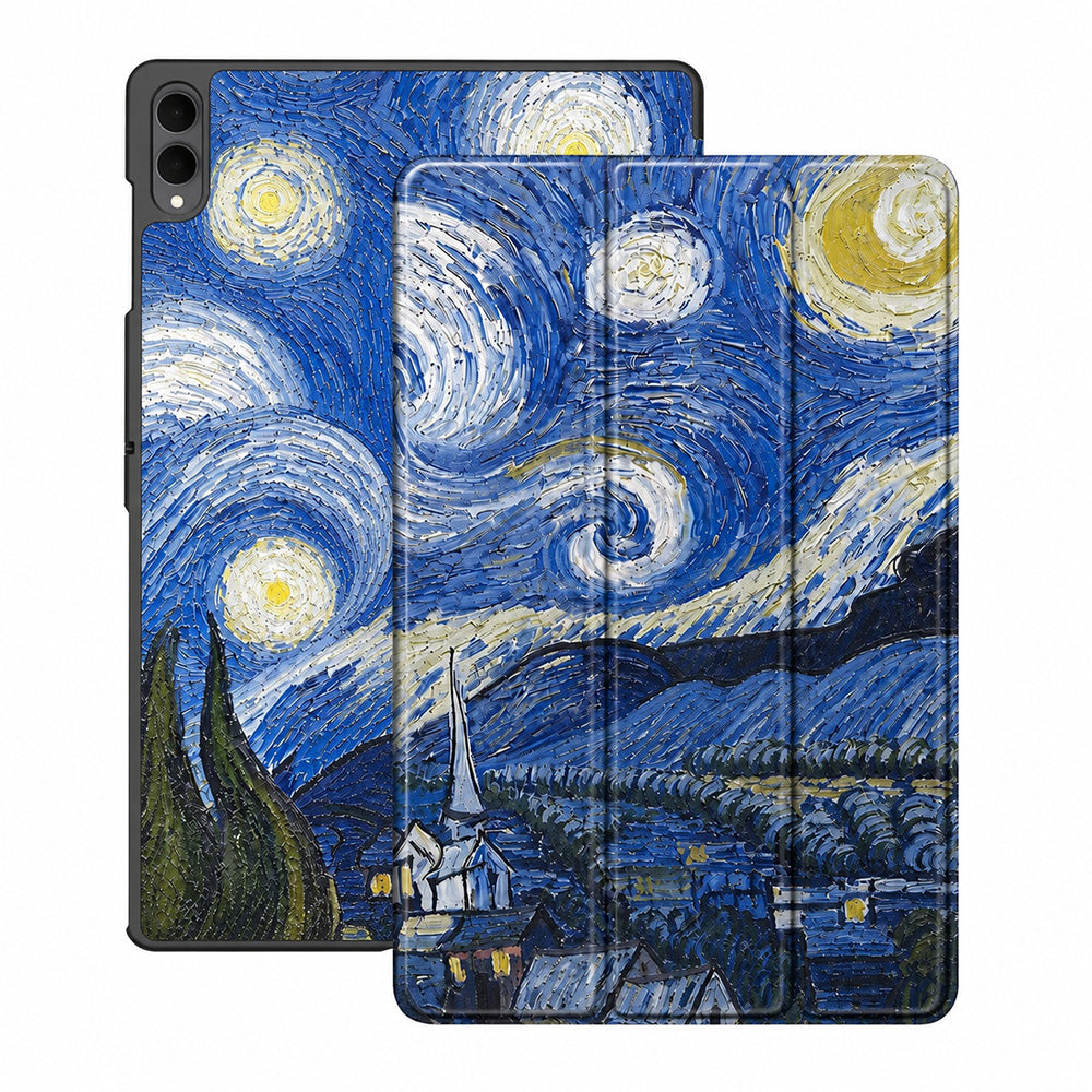 Θήκη για Samsung Galaxy Tab S12 Ultra / Tab S11 Ultra, Techsuit, FoldPro Starry Night, Πολύχρωμο