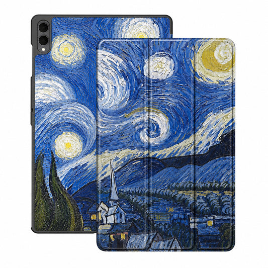 Θήκη για Samsung Galaxy Tab S12 Ultra / Tab S11 Ultra, Techsuit, FoldPro Starry Night, Πολύχρωμο