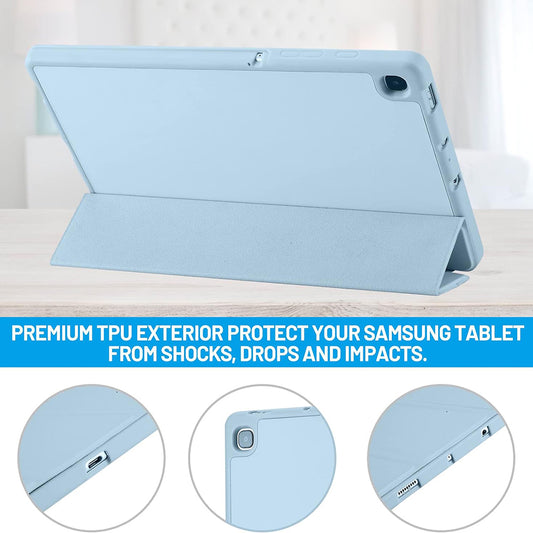 Θήκη για Samsung Galaxy Tab S6 Lite (2024) / Tab S6 Lite (2022) / Tab S6 Lite (2020), Techsuit, Flex Trifold, Μπλε