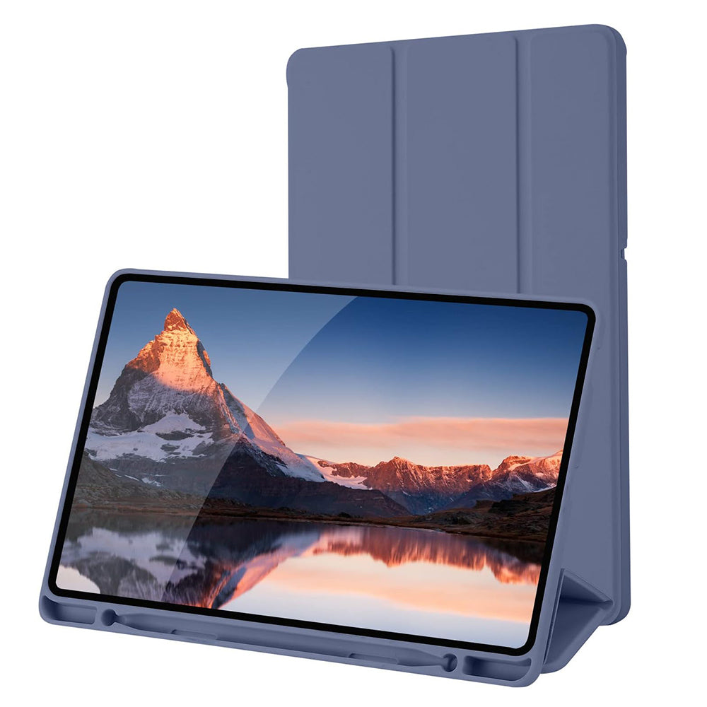 Θήκη για Samsung Galaxy Tab S6 Lite (2024) / Tab S6 Lite (2022) / Tab S6 Lite (2020), Techsuit, Flex Trifold, Μωβ