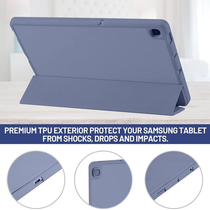 Θήκη για Samsung Galaxy Tab S6 Lite (2024) / Tab S6 Lite (2022) / Tab S6 Lite (2020), Techsuit, Flex Trifold, Μωβ
