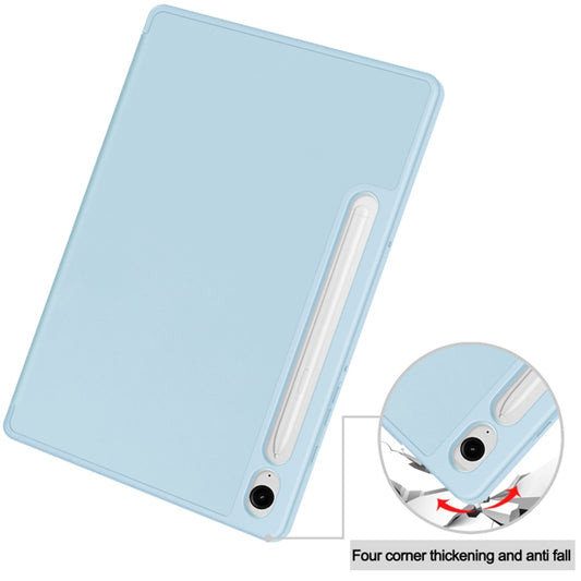 Θήκη για Samsung Galaxy Tab S9 FE / Tab S9 / Tab S10 FE, Techsuit, Flex Trifold, Μπλε