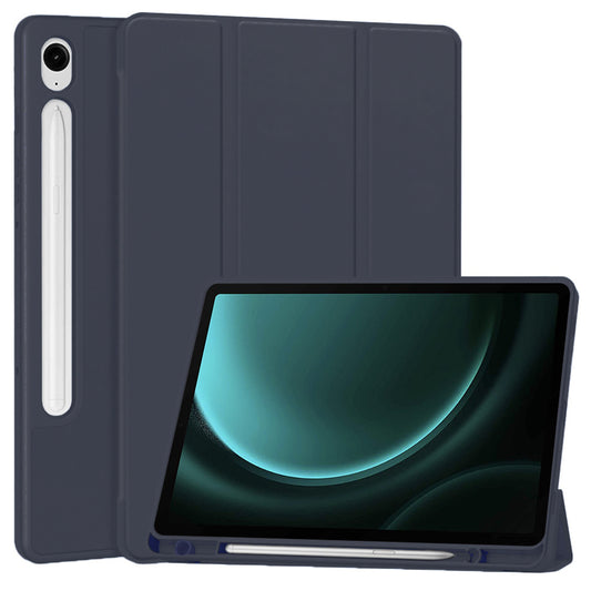 Θήκη για Samsung Galaxy Tab S9 FE / Tab S9 / Tab S10 FE, Techsuit, Flex Trifold, Μπλε σκούρο