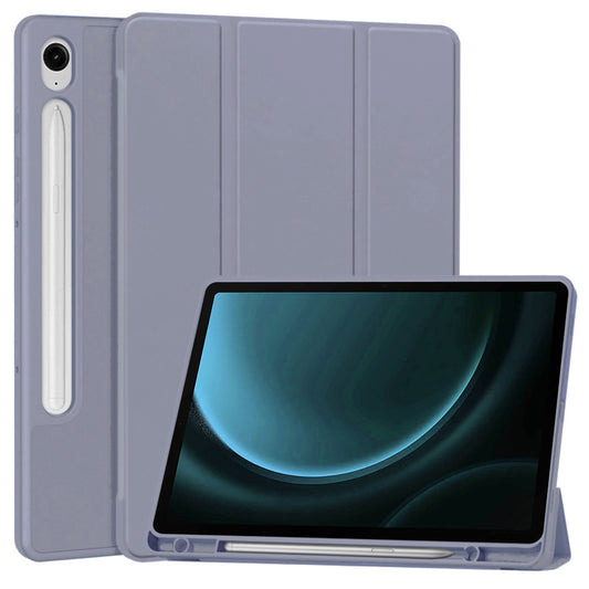 Θήκη για Samsung Galaxy Tab S9 FE / Tab S9 / Tab S10 FE, Techsuit, Flex Trifold, Μωβ
