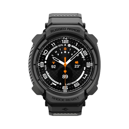 Case for Samsung Galaxy Watch Ultra2, Spigen, Rugged Armor Pro, Matte Black ACS11612