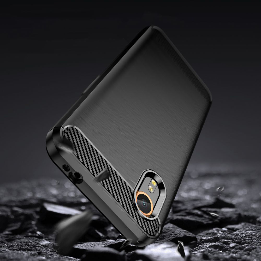 Case for Samsung Galaxy Xcover7 G556, Techsuit, Carbon, Black
