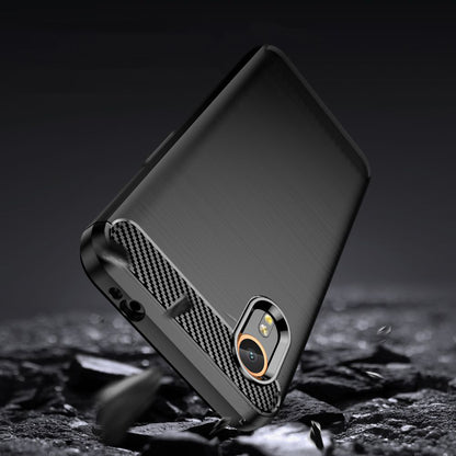 Case for Samsung Galaxy Xcover7 G556, Techsuit, Carbon, Black