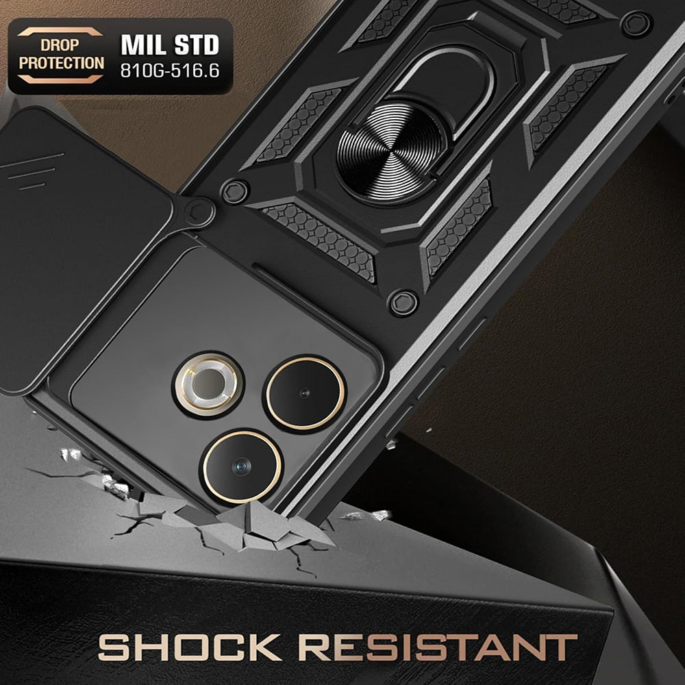 Θήκη για Samsung Galaxy XCover7 Pro, Techsuit, CamShield, Μαύρο