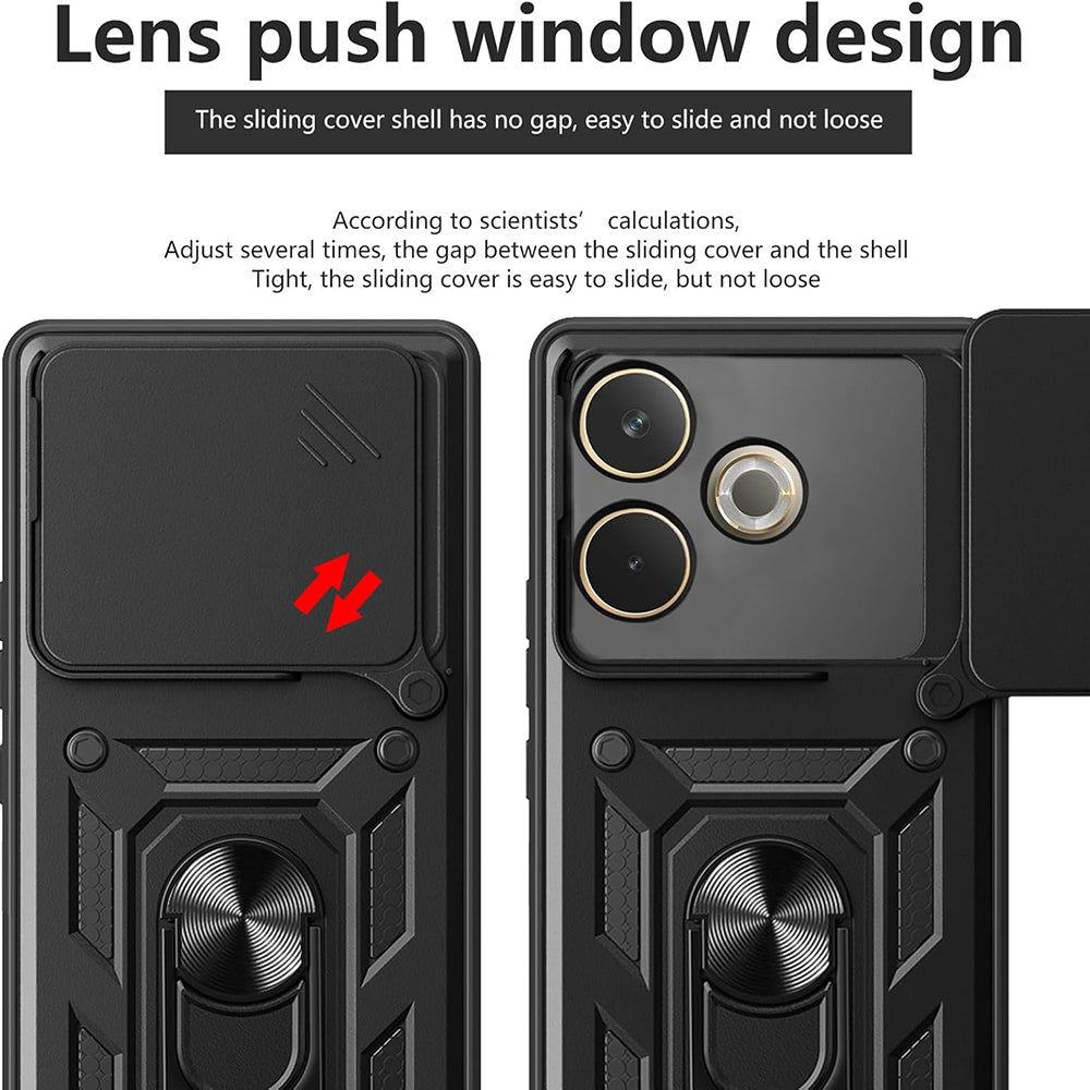 Θήκη για Samsung Galaxy XCover7 Pro, Techsuit, CamShield, Μαύρο