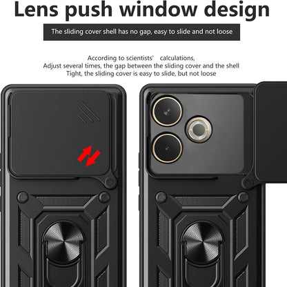 Θήκη για Samsung Galaxy XCover7 Pro, Techsuit, CamShield, Μαύρο